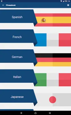 Phrasebook android App screenshot 0